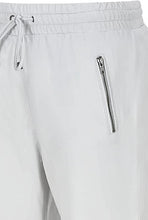 Charger l&#39;image dans la galerie, Pantalon de jogging homme en cuir blanc
