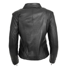 Load image into Gallery viewer, Ladies Black Genuine Leather Jacket
