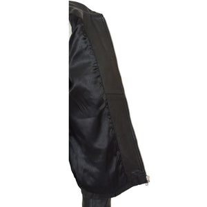 Ladies Black Genuine Leather Jacket